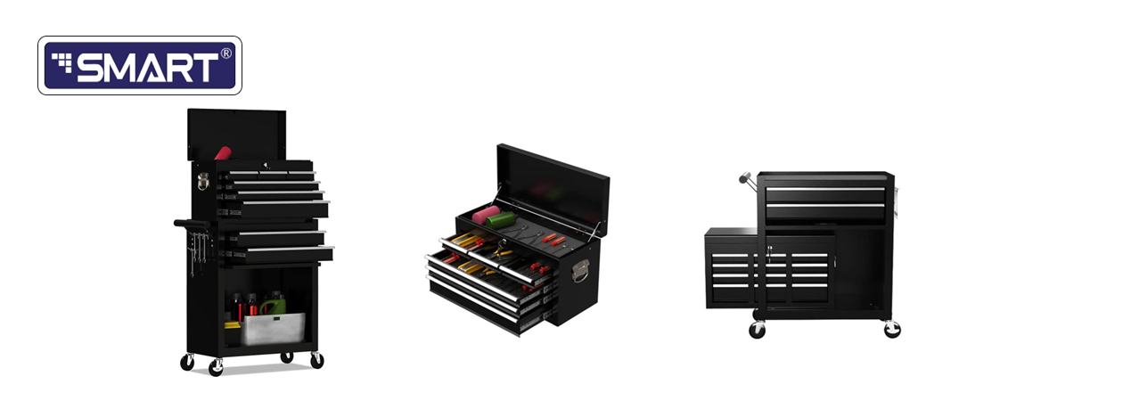 Smart Vietnam’s 2-in-1 Steel Rolling Tool Chest: 8-Drawer Cabinet for Garage & Workshop Use